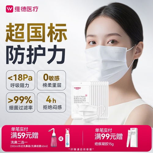 維德100只裝醫用外科口罩，滅菌級僅售15.9元，是日常防護的性價比之選嗎？